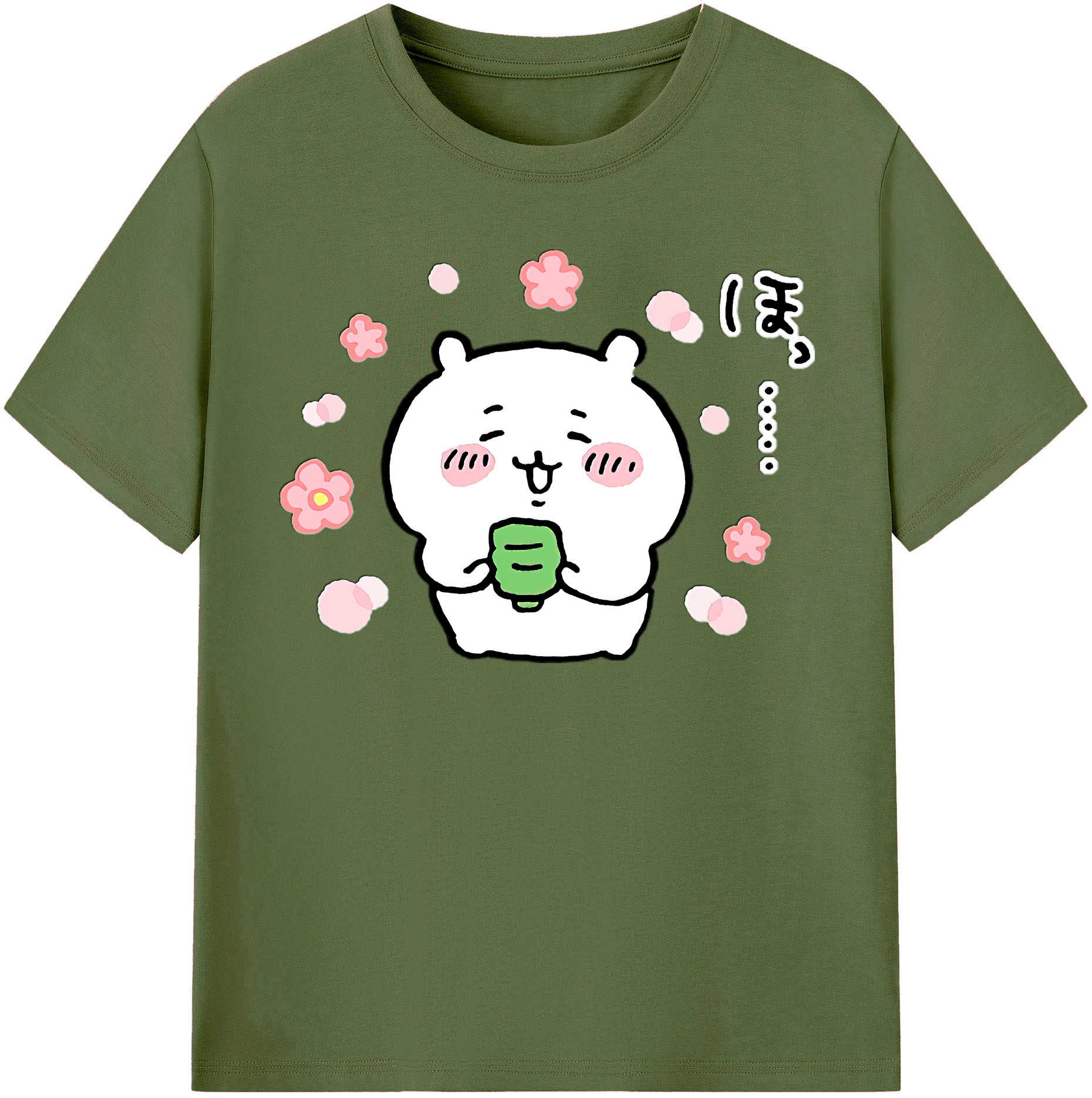（画像用） ちいかわ ちいかわ Chii-kawa chiikawa 綿100％半袖Tシャツ（フロントプリント）